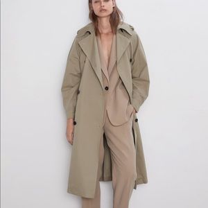 Zara oversized trench coat XS